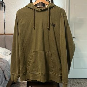 The North Face Olive Hoodie (Medium)